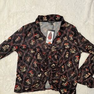 NWT Dolls Kill Current Mood Magical Revelry Top 2X